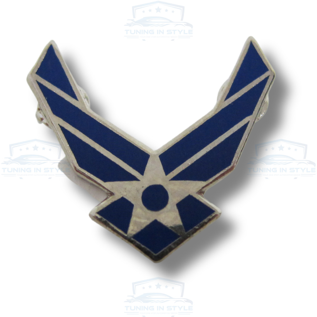 US Air Force Wings Emblem Military Metal Genuine Lapel Hat Pin Badge 3/4"