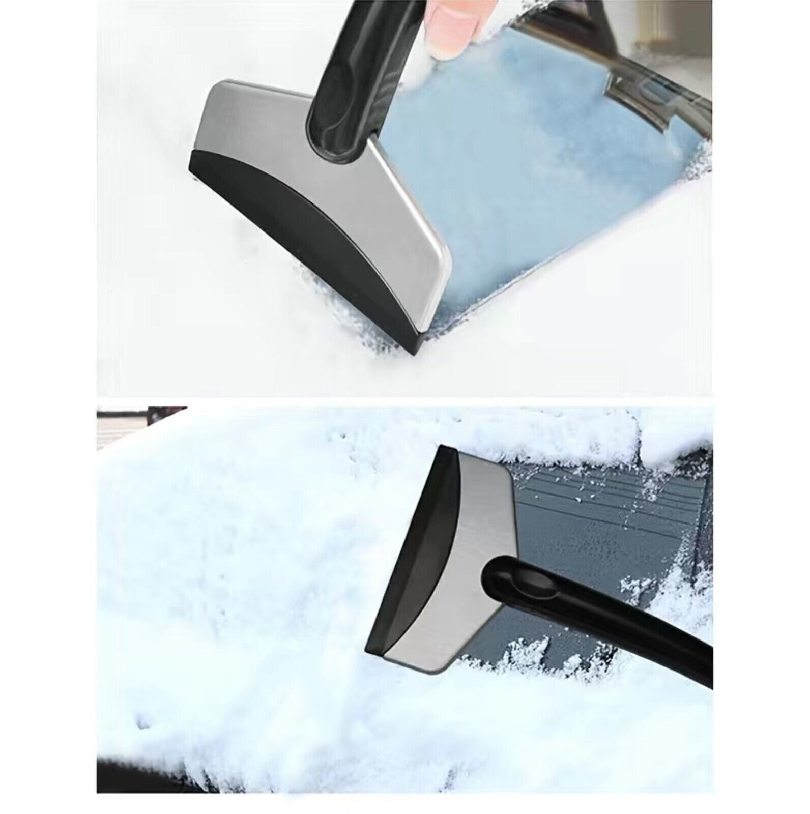 Car Window Windshield Ice Scraper Comfort Grip Handle Frost Clean Windscreen