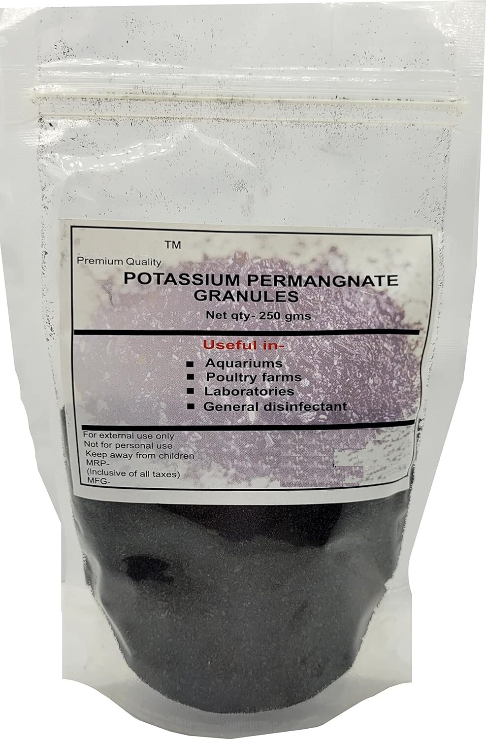 Potassium permangnate 250 gm ||Aquarium Cleaner||Poultry Farms||LAL DAWAI || A