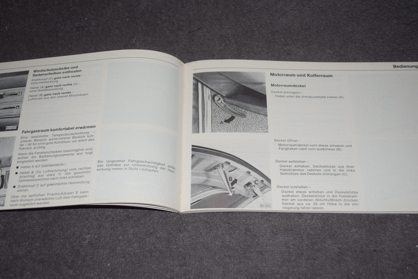 Operating Instructions Manual VW Passat B1 Type 32/33 Mint/Unused