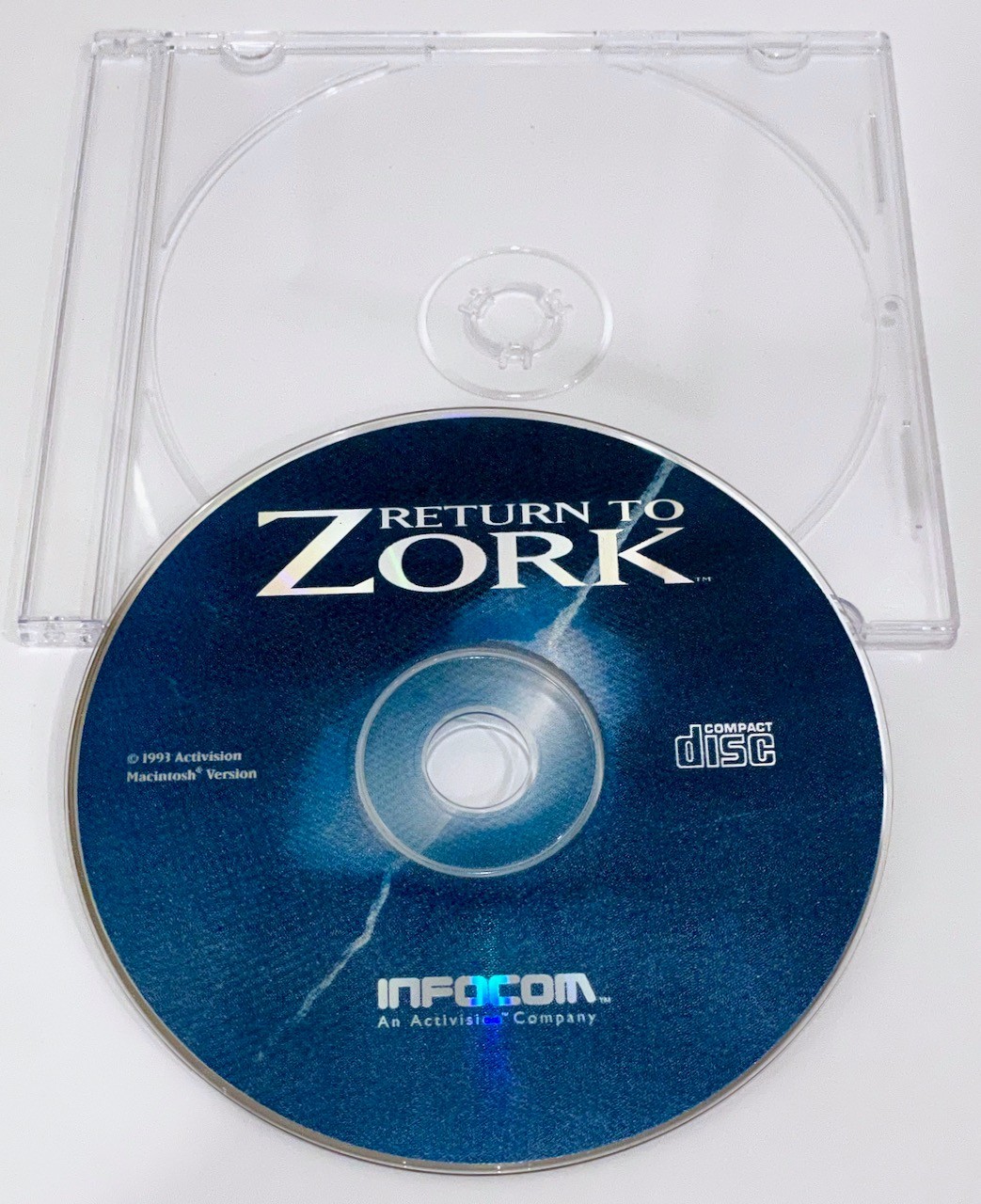 Return to Zork CD-ROM from 1993 for Macintosh