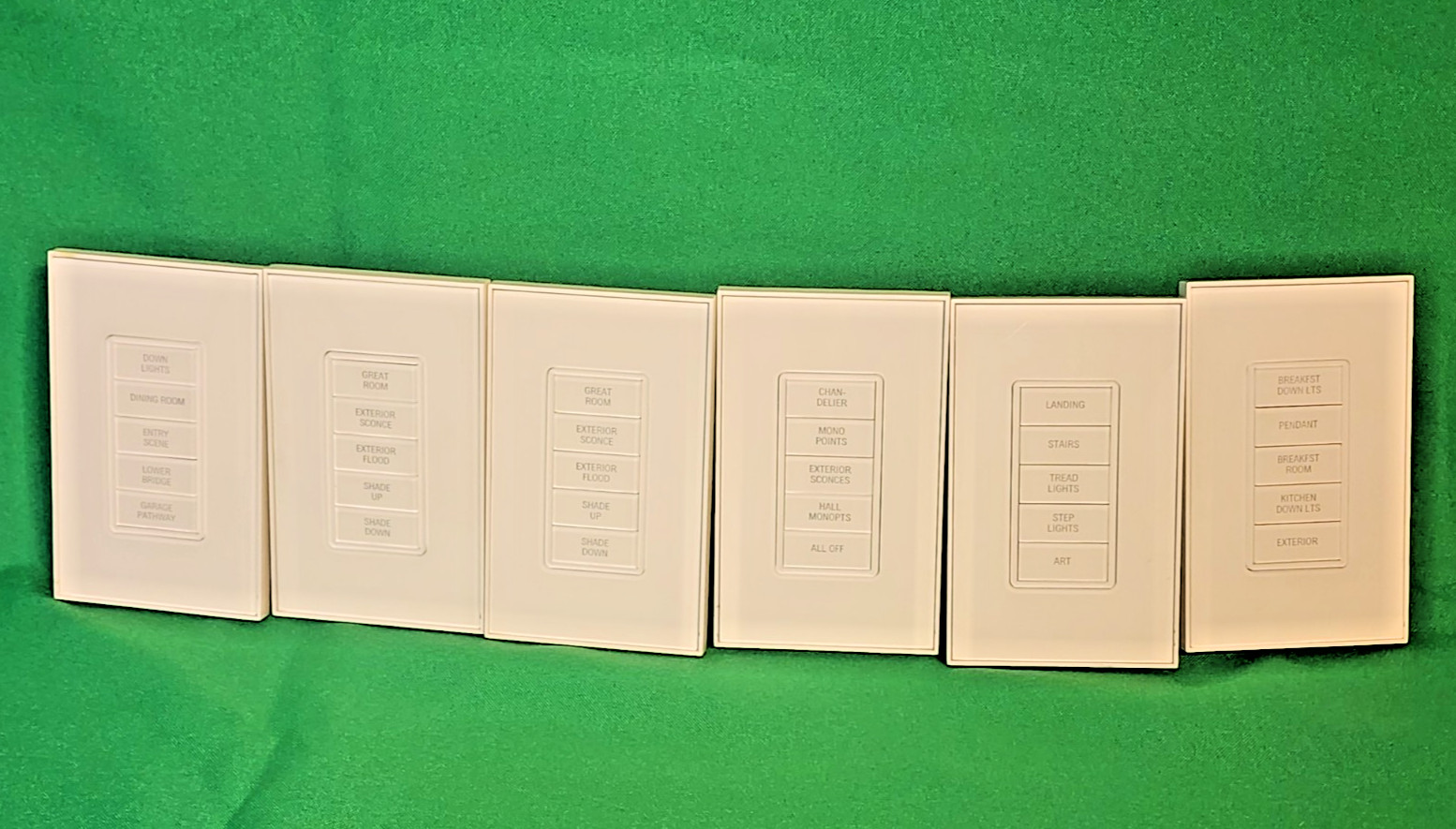 Vantage Controls WireLink Universal Dimmer Station / EasyTouch Glass *4 Button*