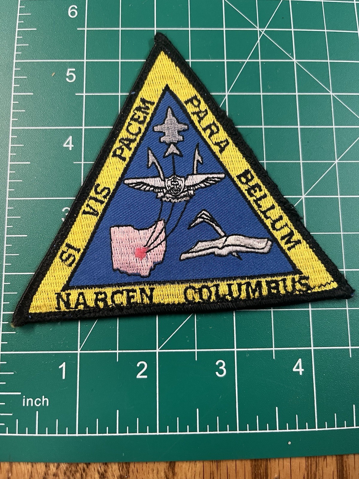 USN US Navy NARCE Naval Air Reserve Center Columbus Ohio Patch