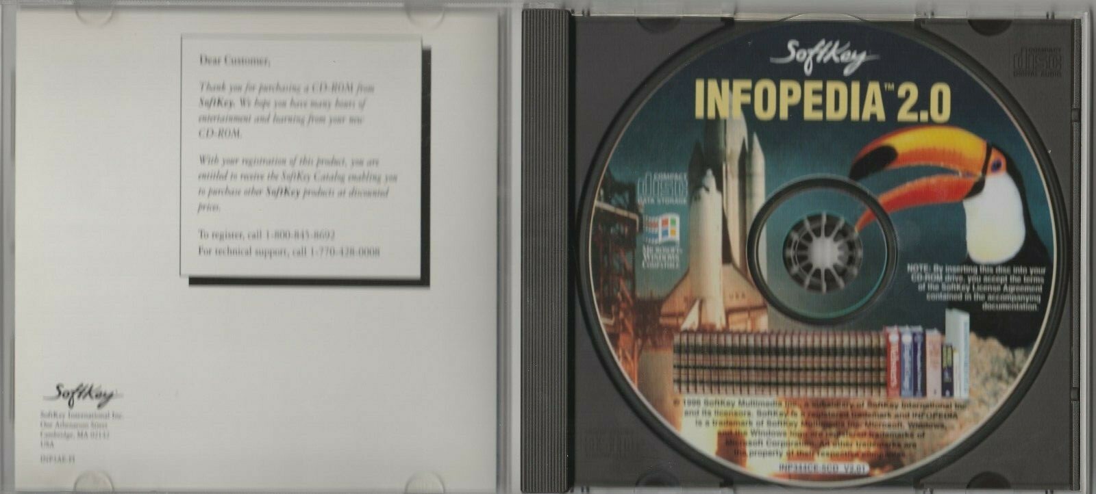 InfoPedia 2.0 CD-Rom for Windows by Softkey