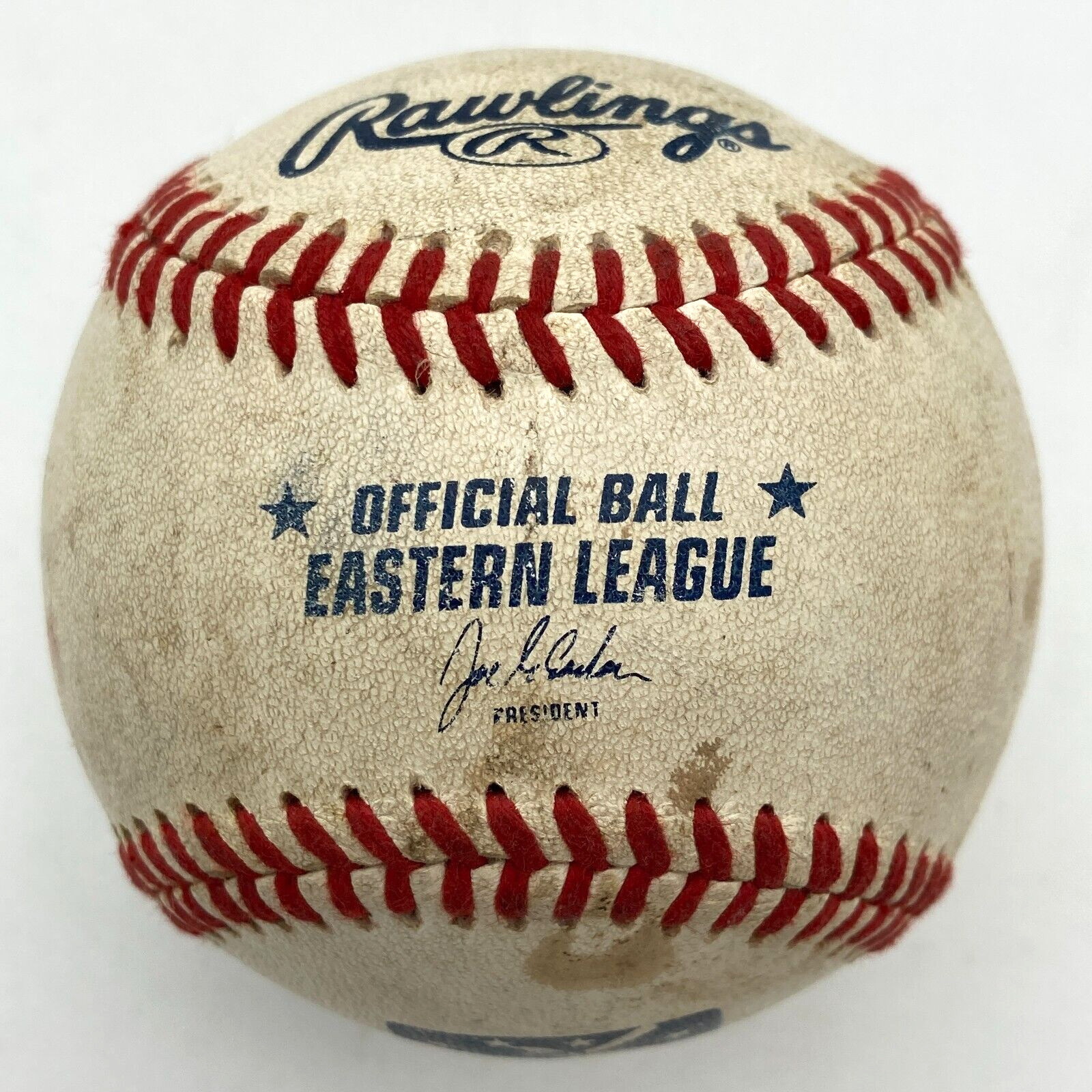 Rawlings Official Ball Eastern League Baseball Minors Joe McEacharn Pres USED