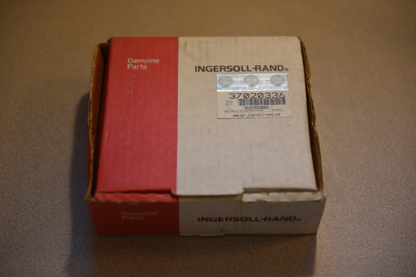 Ingersoll-Rand 37020336 Discharge Valve - NOS