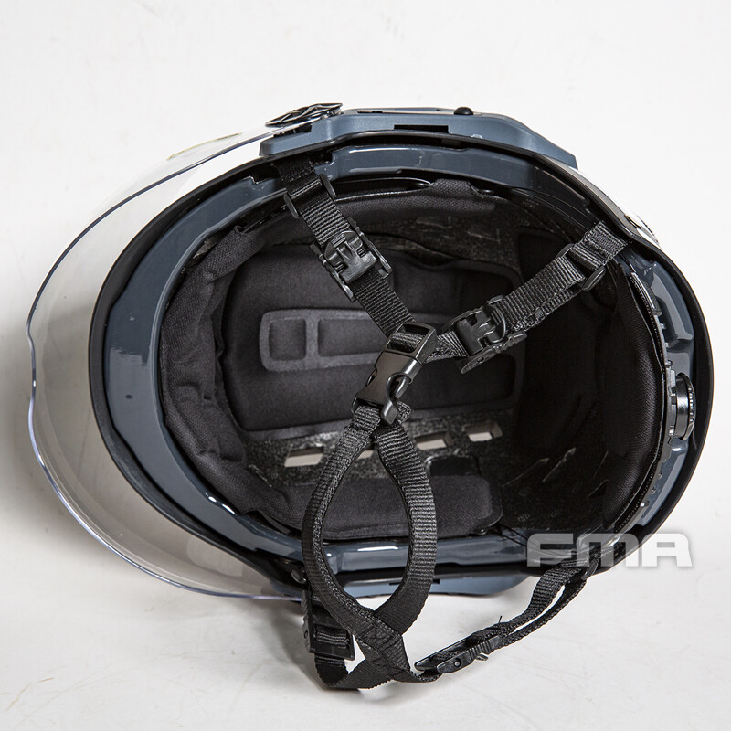 FMA Tactical Rescue Helmet Fire Safety Emergency Fireproof ABS Red Adjustable