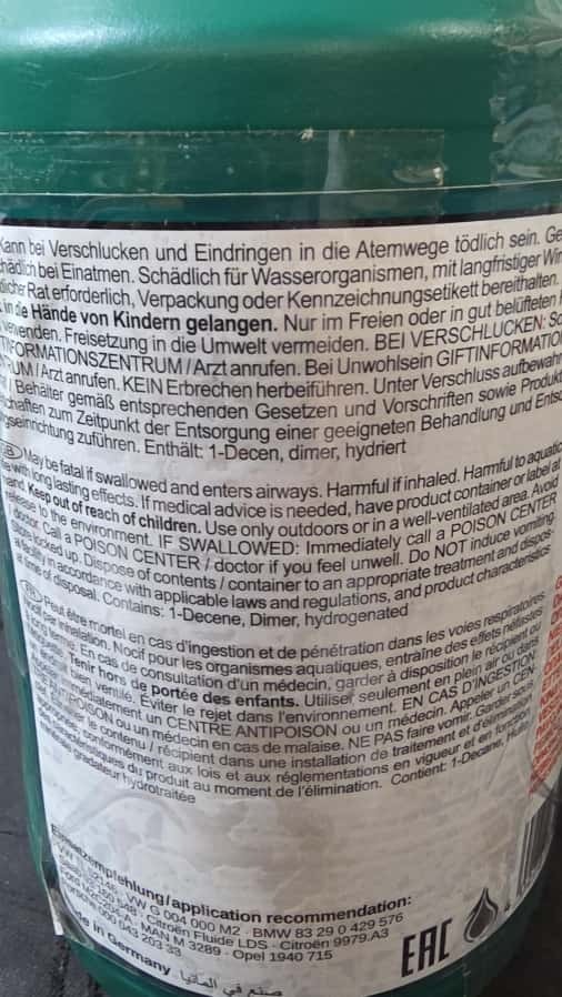FEBI BILSTEIN 06161 HYDRAULIC FLUID