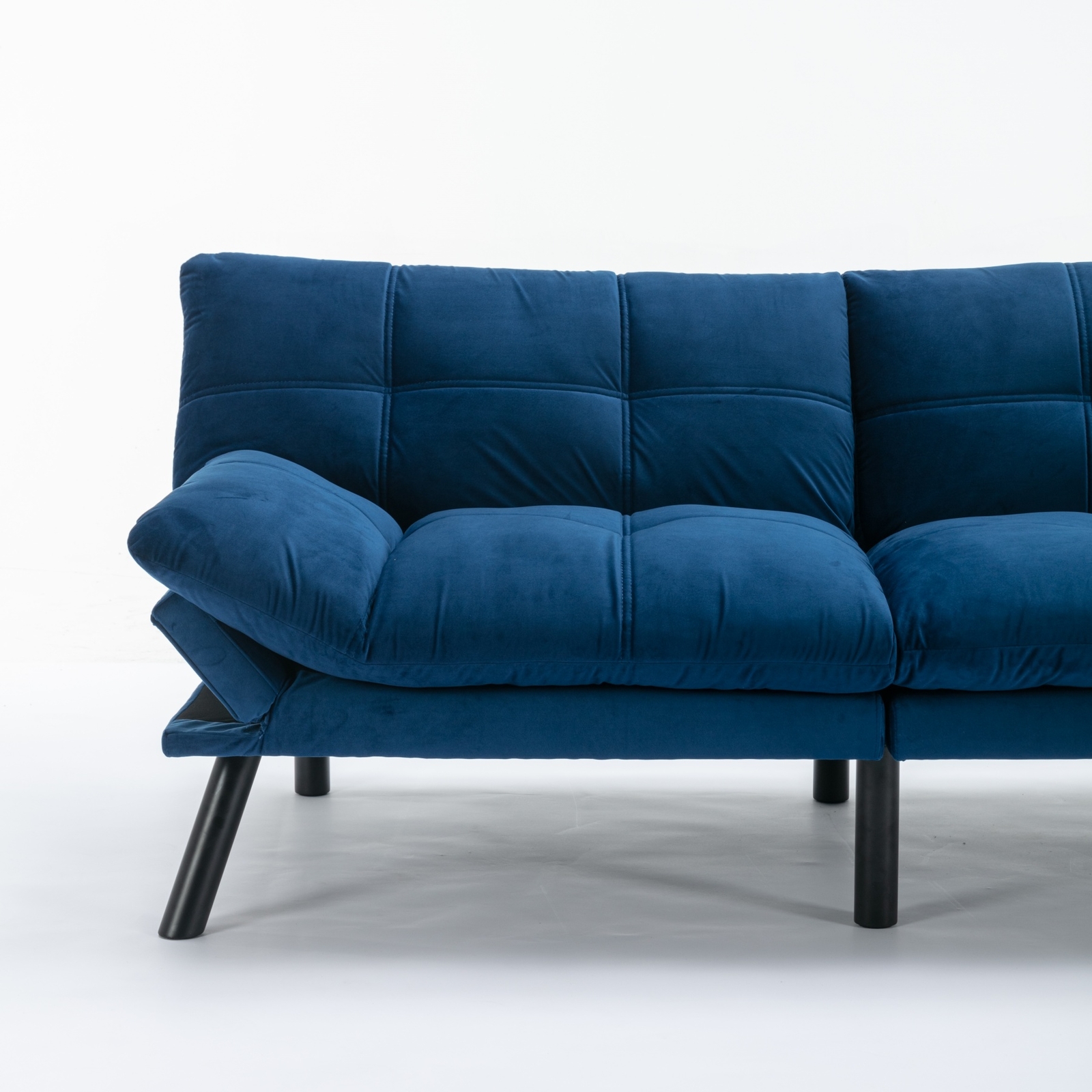 Convertible Home Soft Sleeper Sofa Bed Folding Modern Sofa Bed Pillow Top Arms