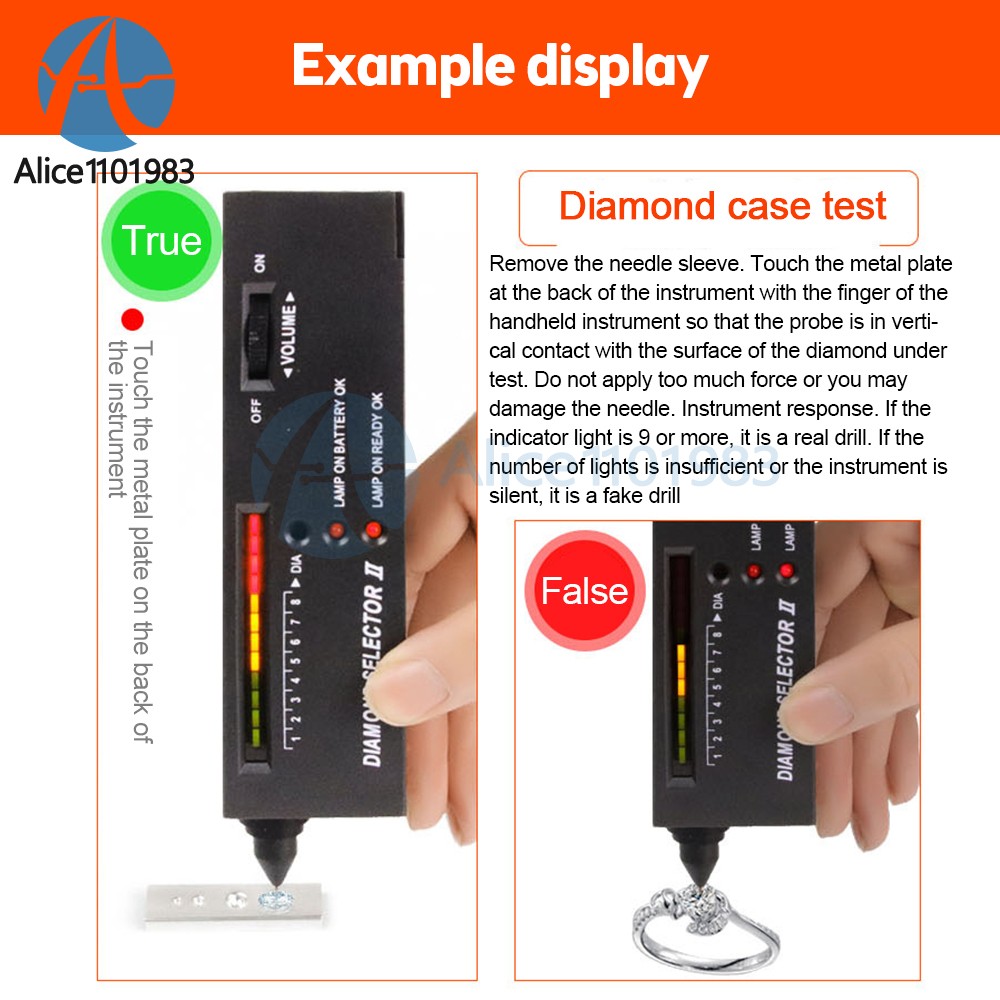 Diamond Discriminator Tester Mohs Hardness Diamond Thermal Conductivity Tester