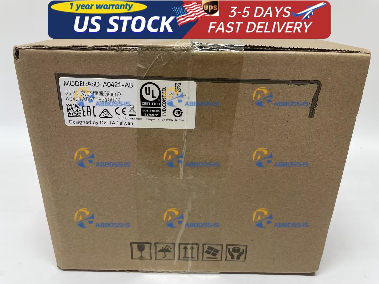 New Delta ASD-A0421-AB AC Servo Drive 400W