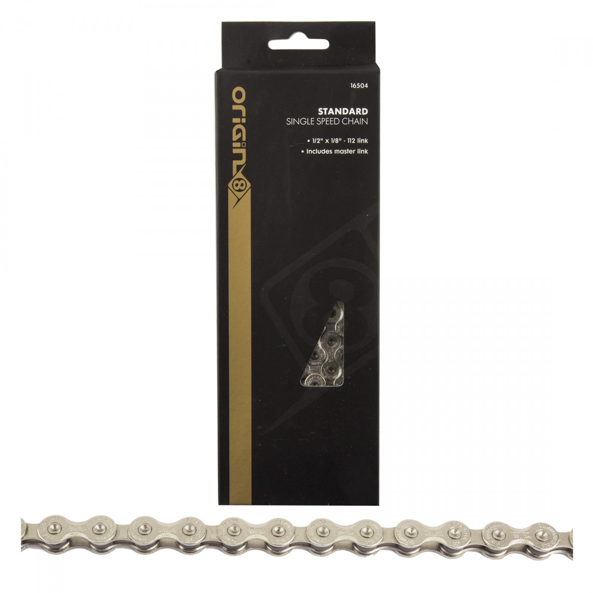 Origin8 Single Speed Standard Chain 116 Links Standard Replacement Chain