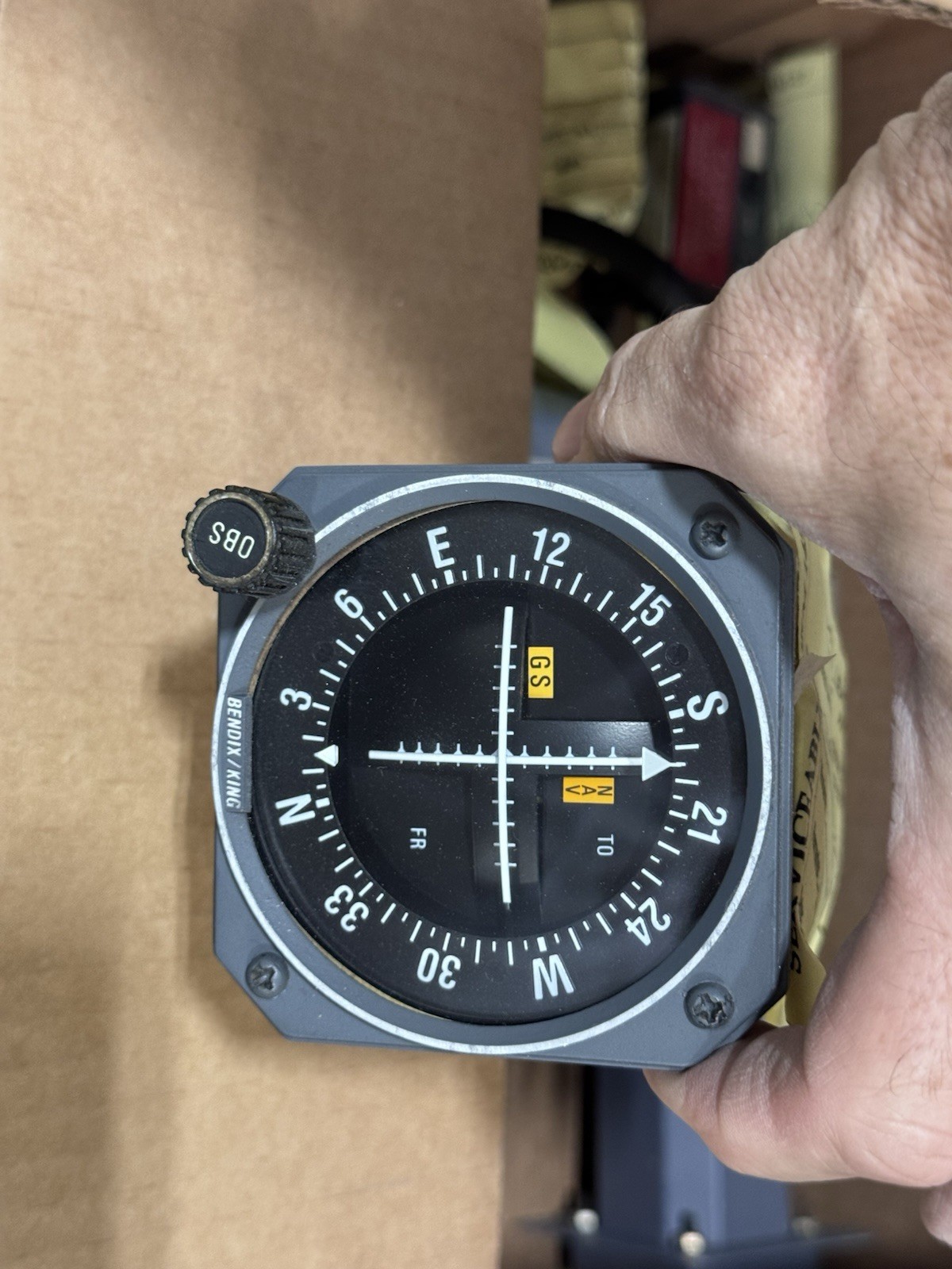 Cessna Citation V KI-206 VOR Bearing Indicator Avionice Upgraded, Yellow Tagged