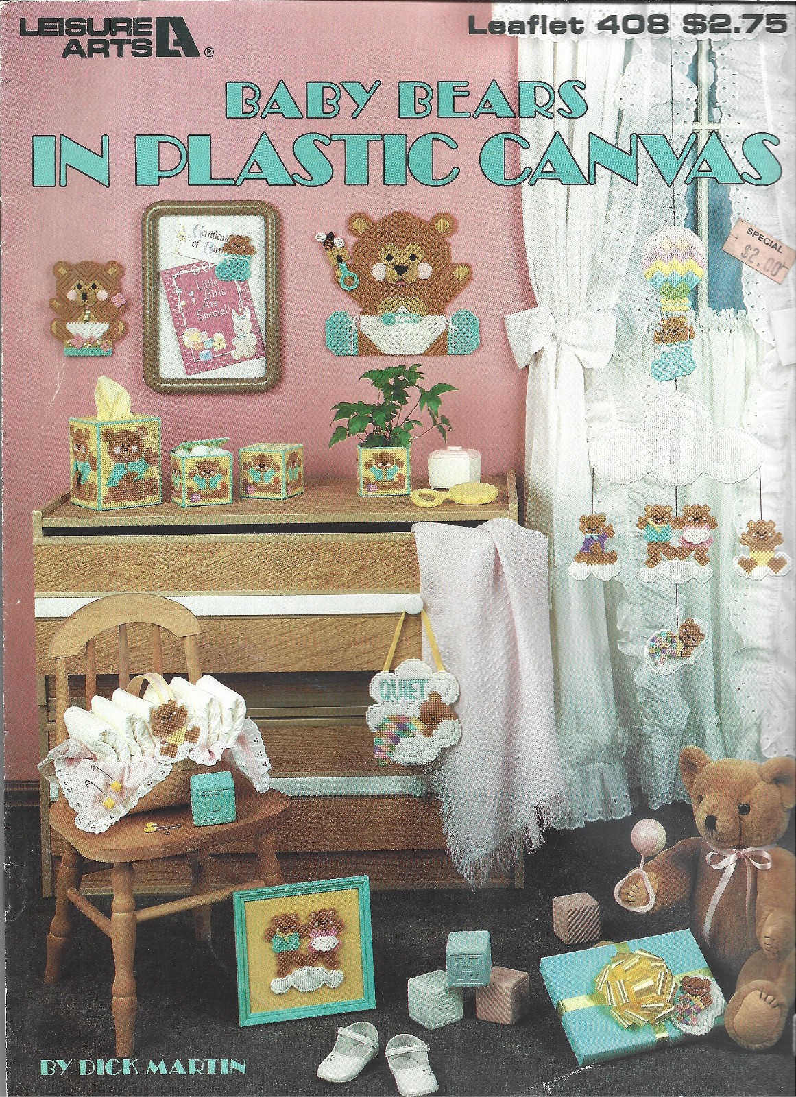 Baby Bears In Plastic Canvas Leisure Arts Pattern 408