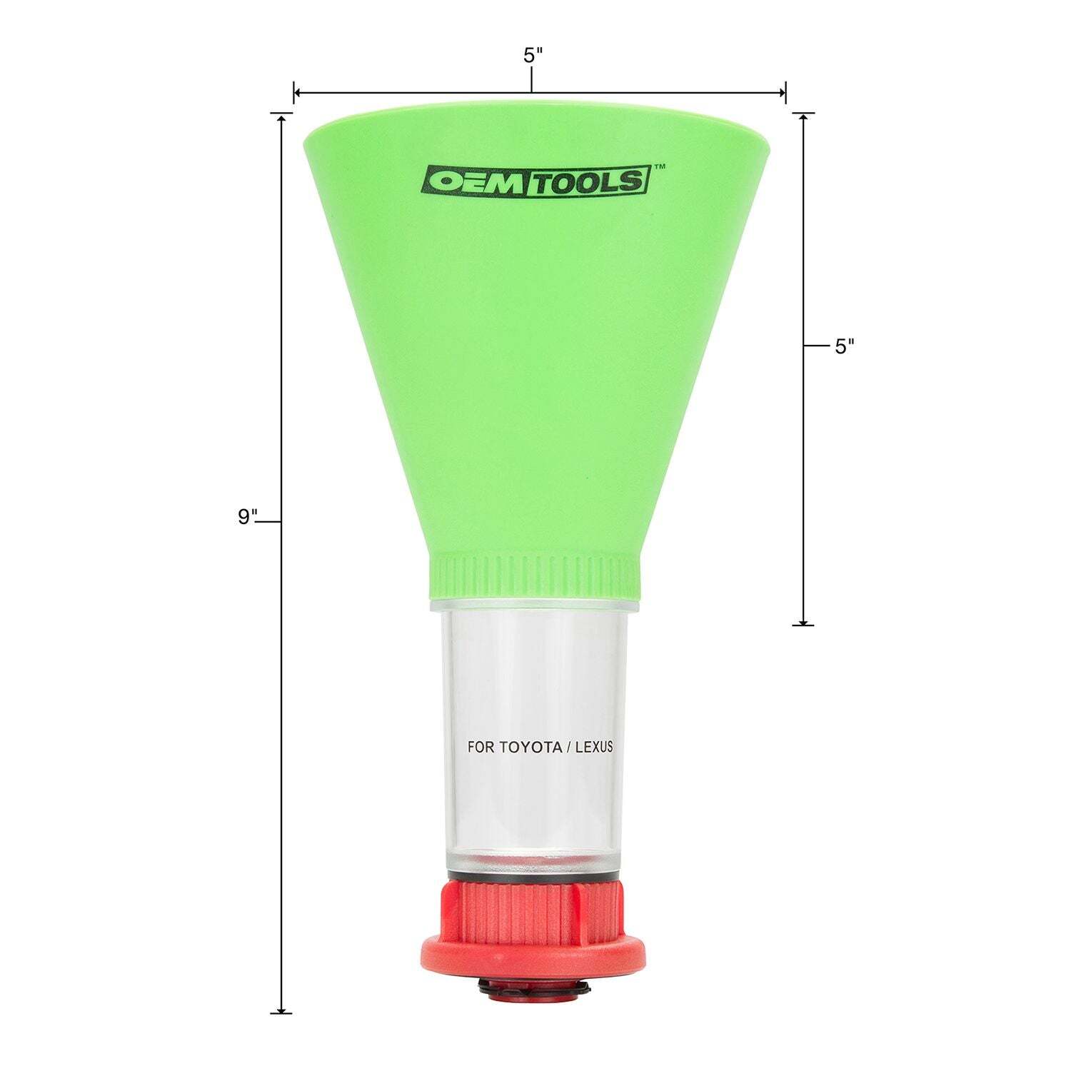 OEM Tools 87024 Direct Fit Oil Funnel for Toyota, Lexus VW and Mercedes
