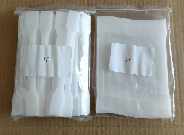 10 Pcs PP Flat tensile test specimen set