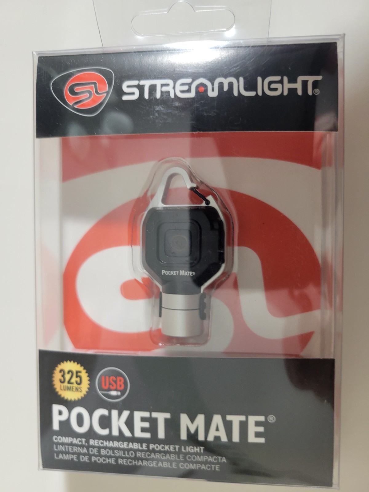 Streamlight Pocket Mate Compact Rechargeable pink w/white LED NEW