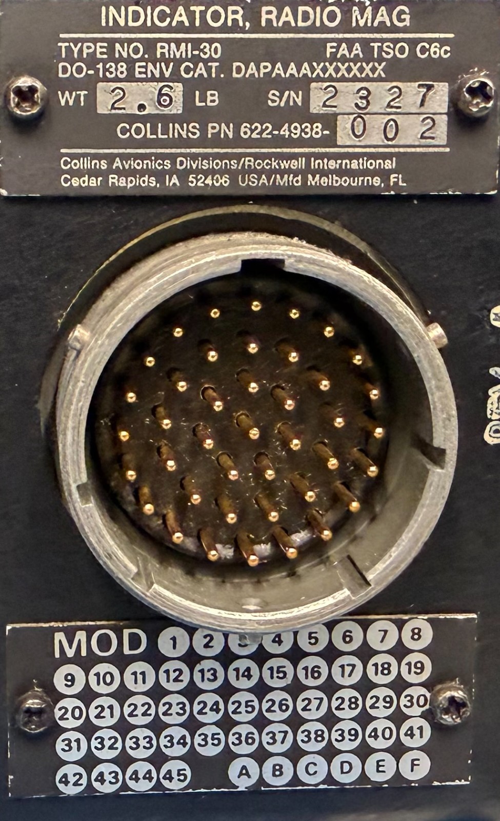 RMI RMI30 622-4938-002 Removed Working