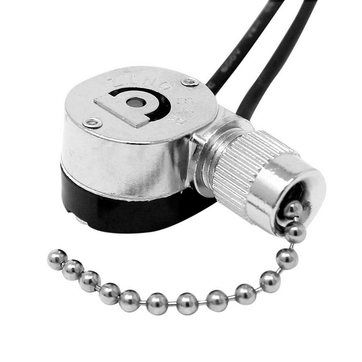 Ceiling Pull Chain Switch ZE-109M Zing Ear Metal Pull Chain Light Switch ON-O...