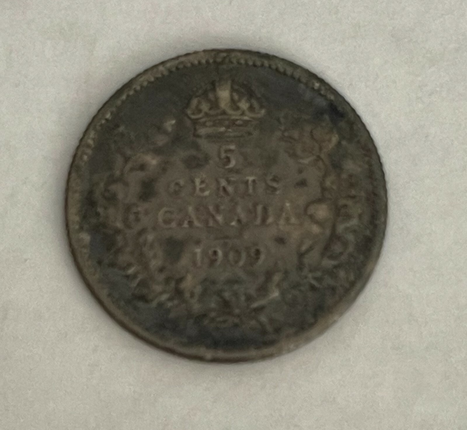 Canada 5C 1909 XF (#1725)