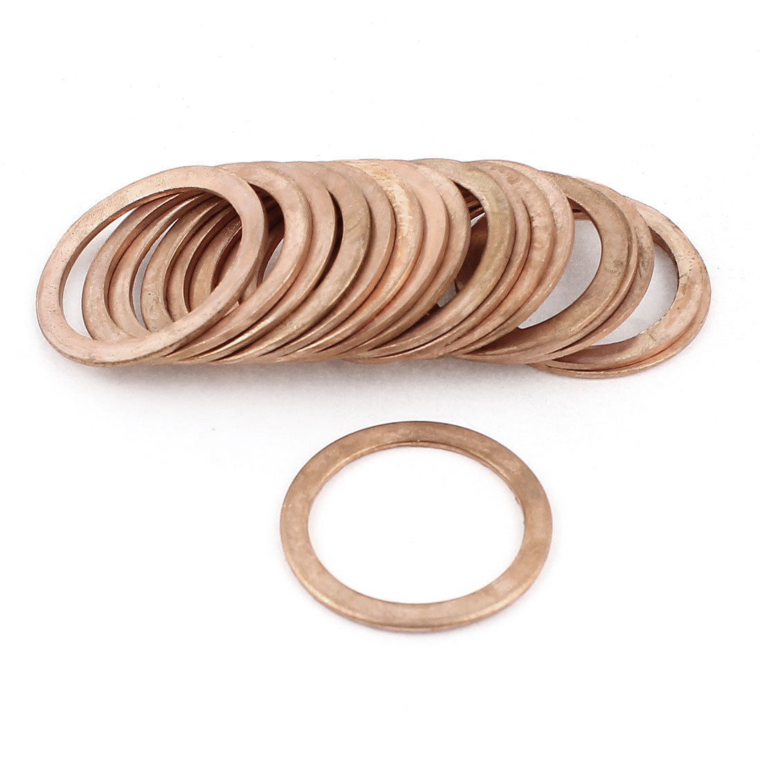 20Pcs 28x36x1.5mm Copper Crush Washer Flat Ring Gasket Fitting