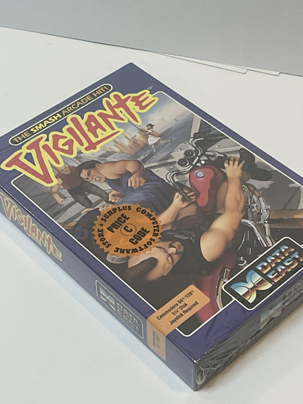 Vintage Commodore 64 Software Game VIGILANTE Data East NOS Sealed