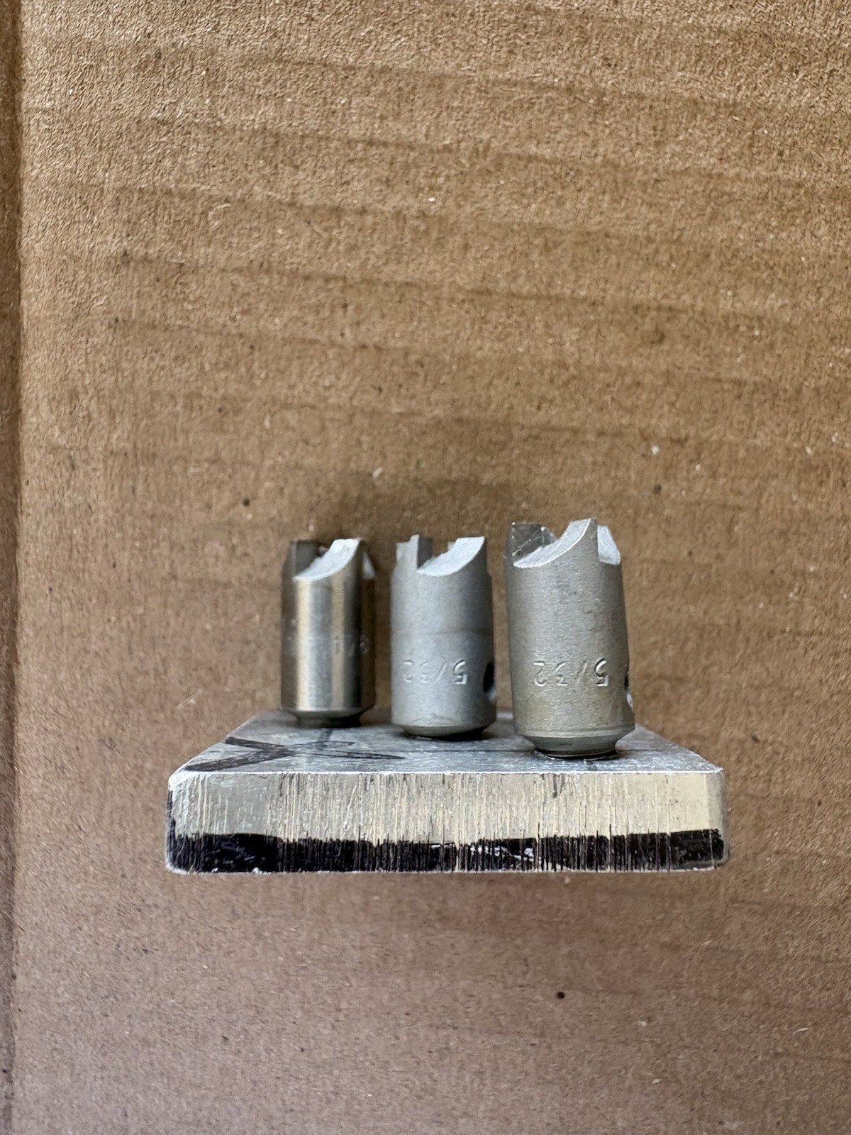 ATI Tool 3pc Aircraft Tool Countersink Bits w/holder US Army Overstock