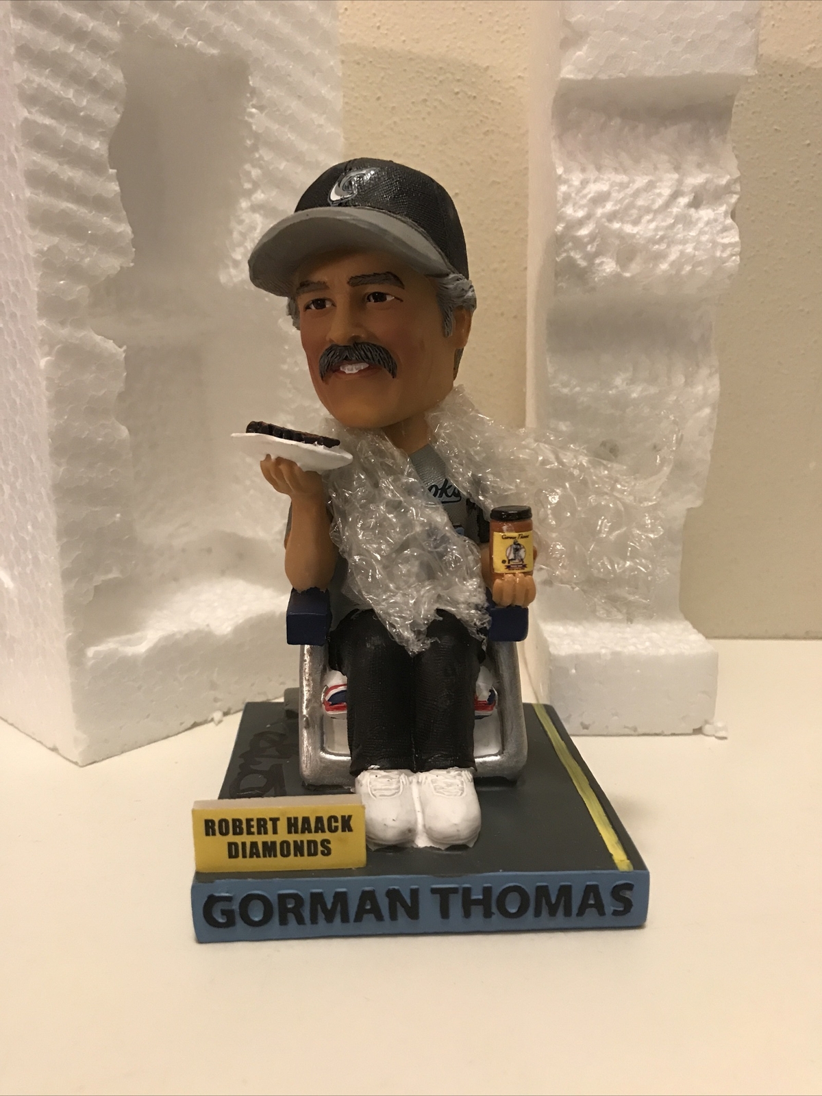 Gorman Thomas Bobblehead Lakeshore Chinooks 2017 New In Box Perfect Best Deal !!