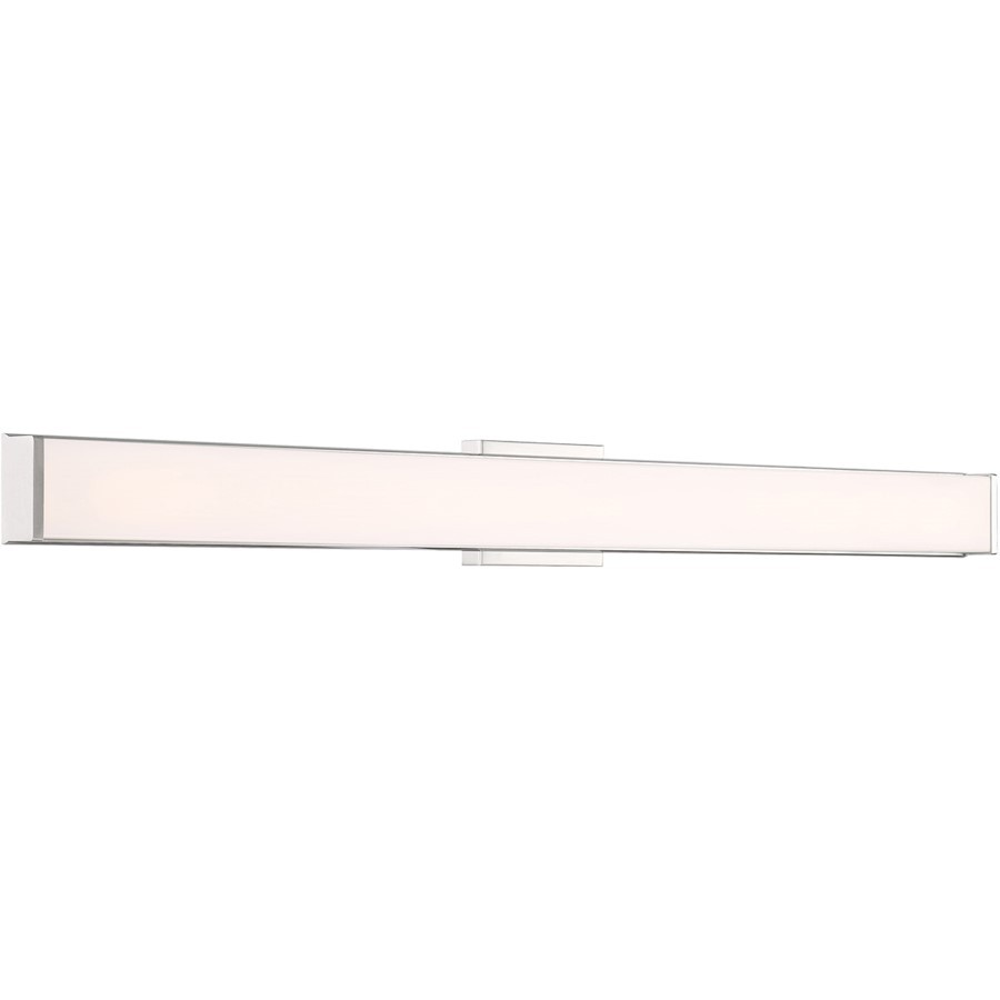 Access Lighting Citi 48" Vanity, Brushed Steel/Acrylic Lens - 62573LEDD-BS-ACR