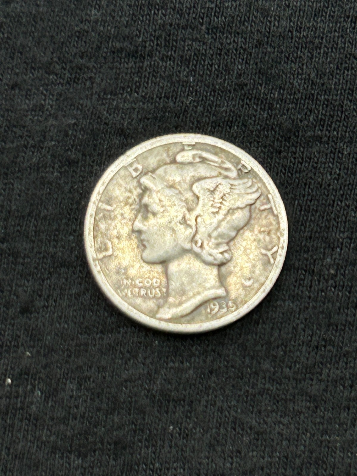 1935 P MERCURY DIME