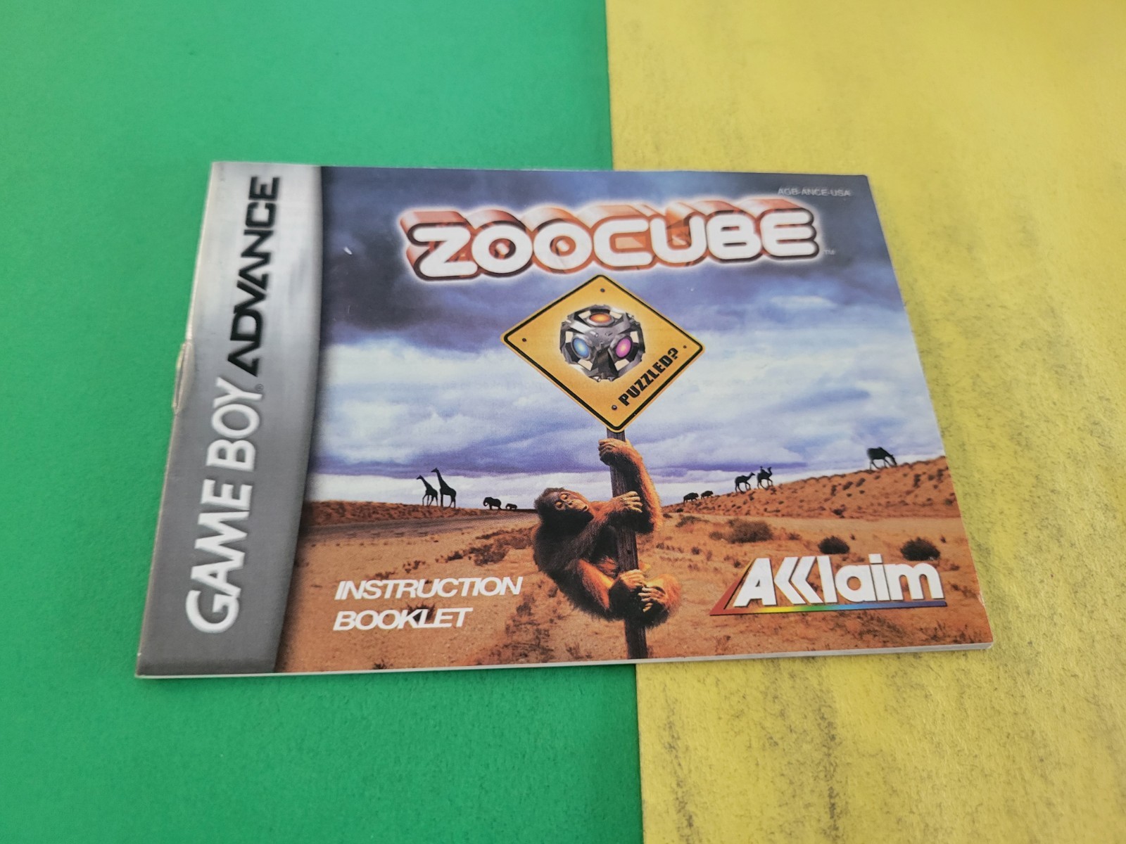 Gameboy Advance Manual  "Zoocube"