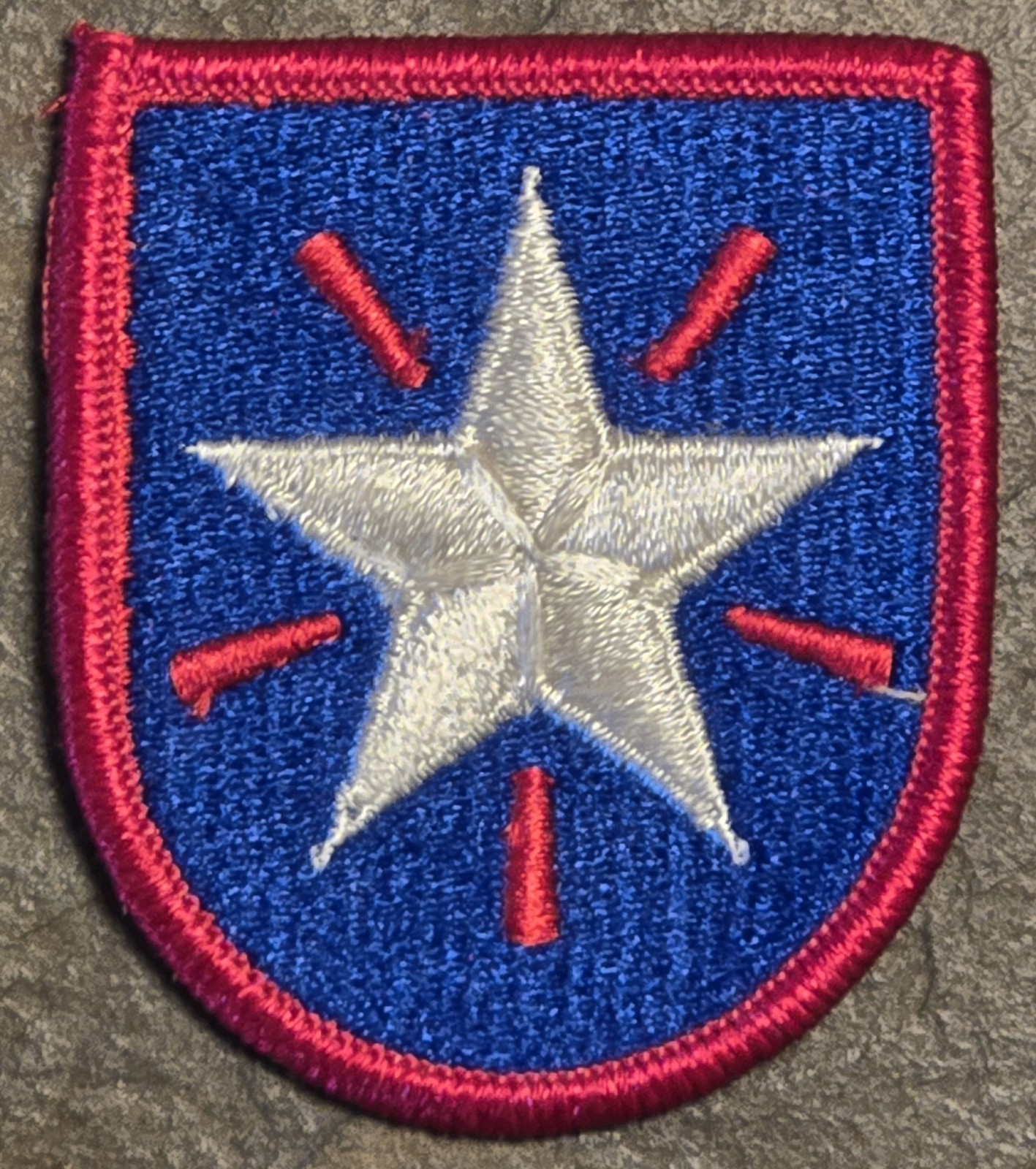 US ARMY 36Tth AIRBORNE (INFANTRY) BRIGADE PATCH COLOR DRESS CLASS A UNIFORM VTG