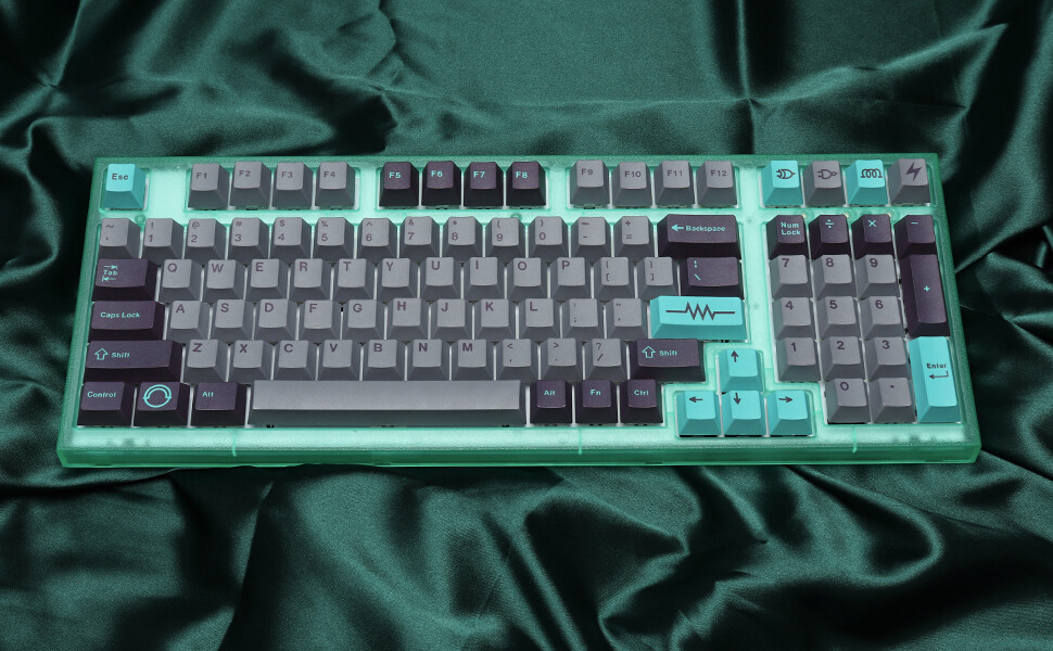 DIY Electric Keycap PBT Cherry Profile Five-sided sublimation 129 Key For MX