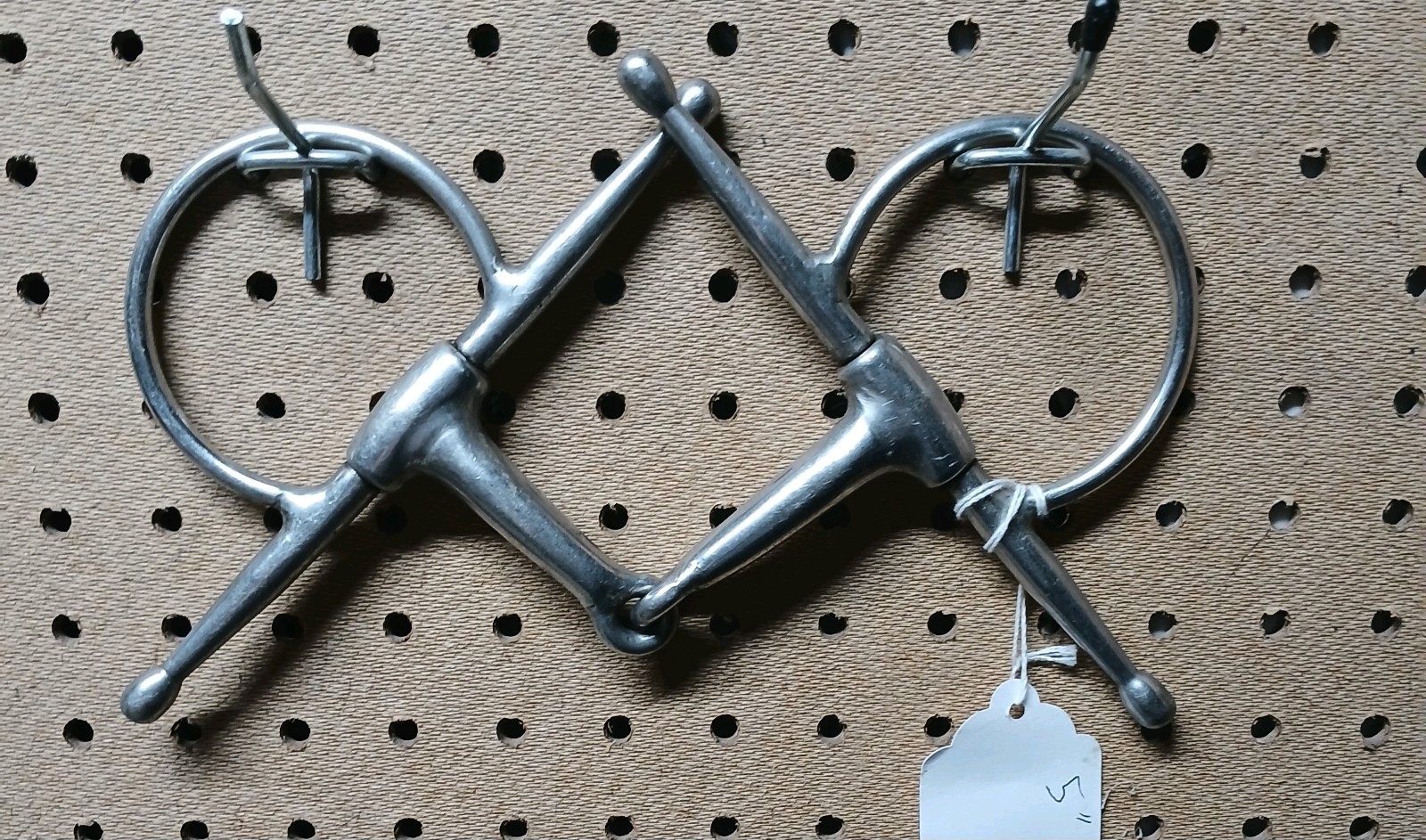used marked 5" Fulmer Snaffle horse Bit  english Full Cheek ,training or racing