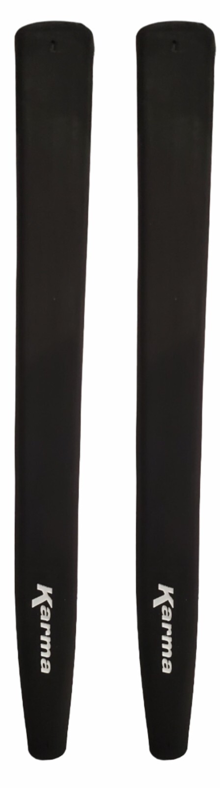 2 Pack Karma Black Jumbo Oversize Putter Golf Grip XL Large Mens New Flat Front