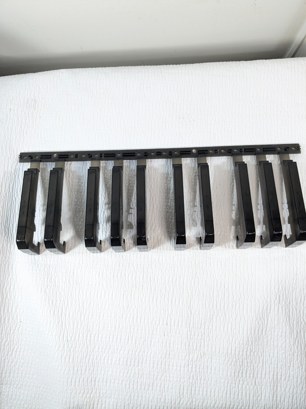 Casio 10 Black Key Strip Set for electronic keyboard piano keys LK-265 Part