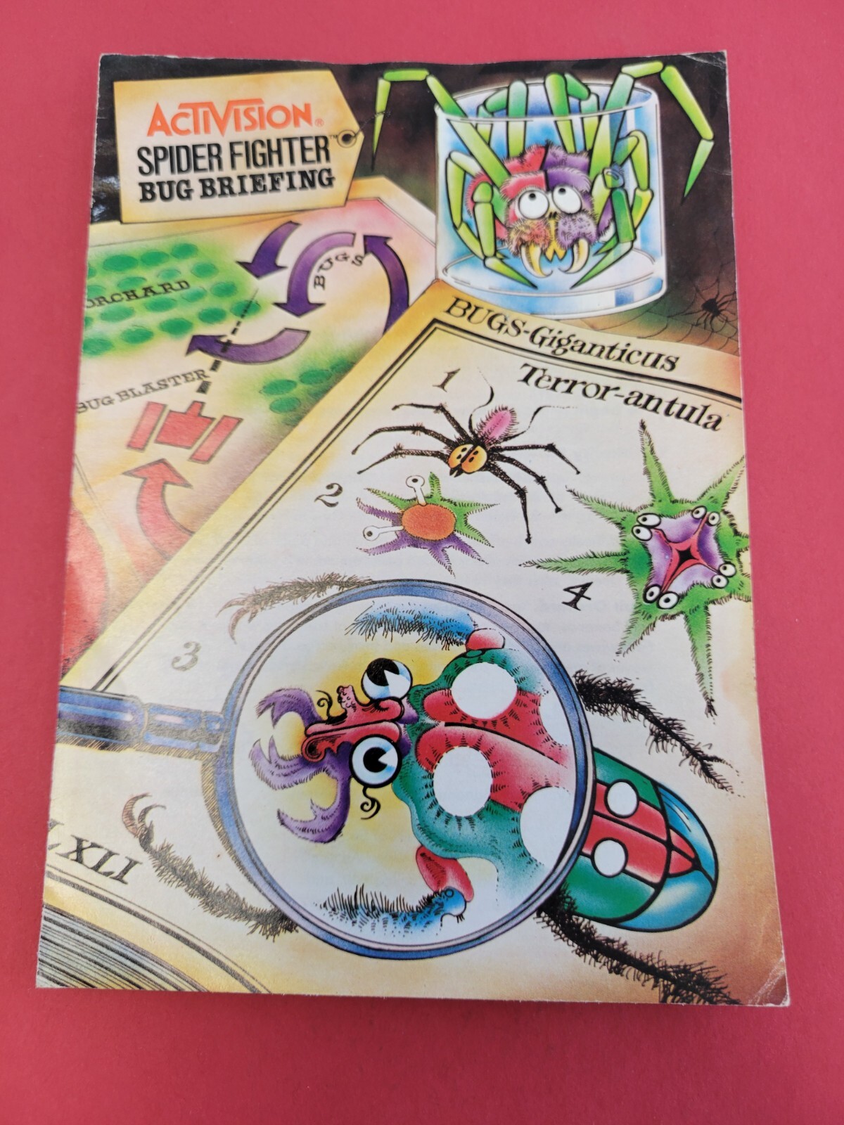spider fighter atari 2600 Manual Only