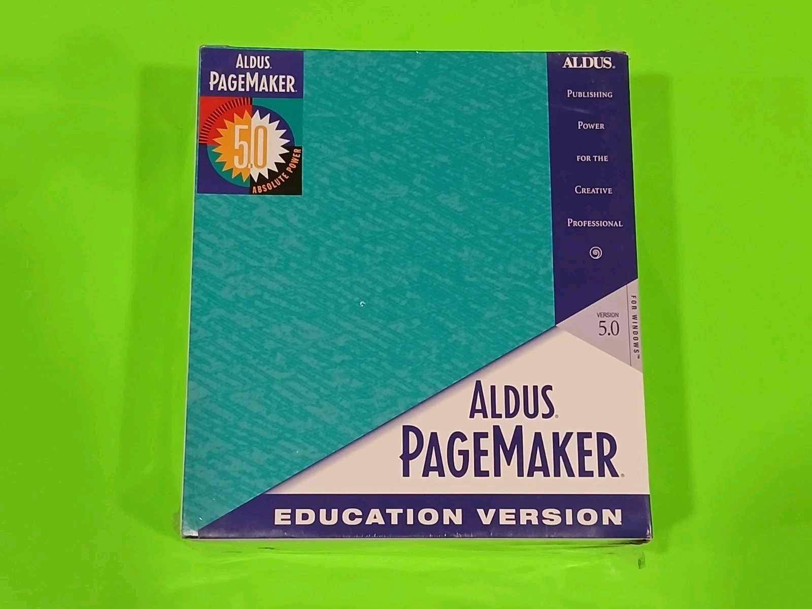 Aldus Pagemaker - Education Version 5.0 For Windows - 1993 New / Factory Sealed