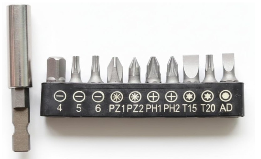 Bit Extension Kit compatible with Leatherman, Magnetic Cr-V Steel Bit Extender R
