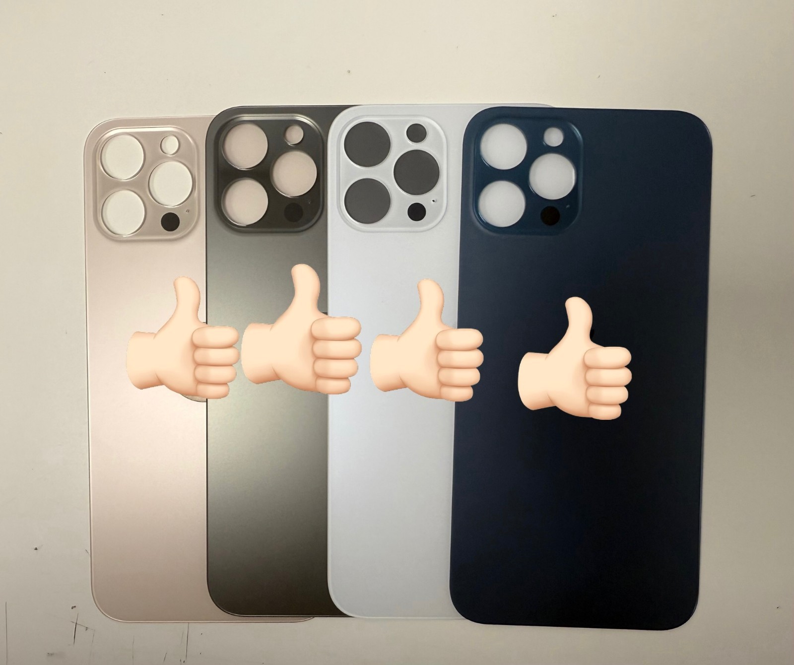 Back Glass Cover for iPhone 12 Pro Max / iPhone 12 Pro  Big Hole Replacement