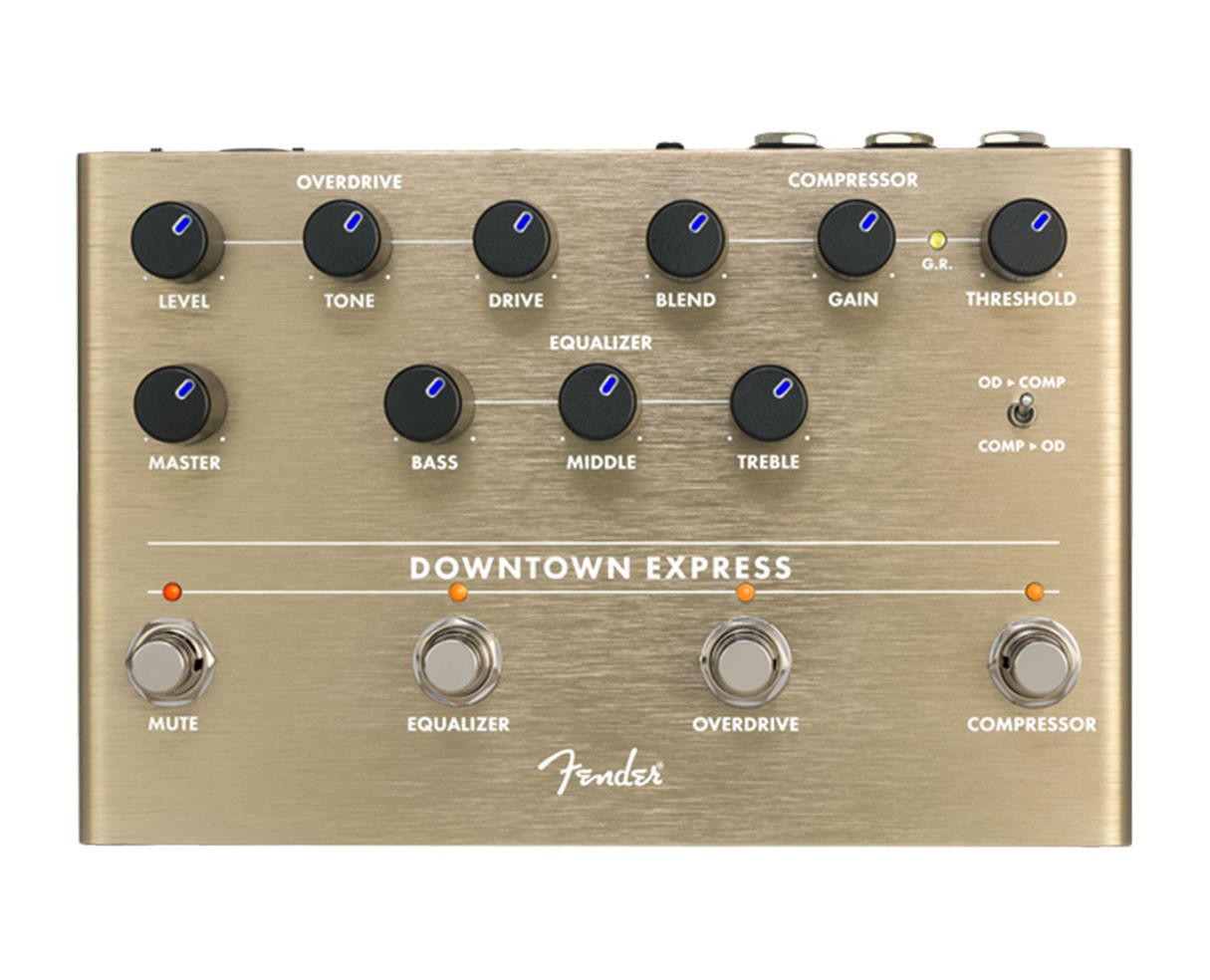 Used Fender Downtown Express Bass Multi Effect Pedal