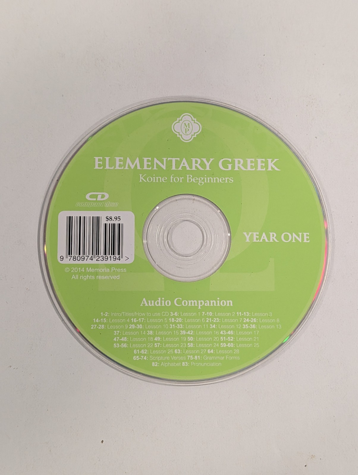 Elementary Greek Loose Language Audio CD | Year One