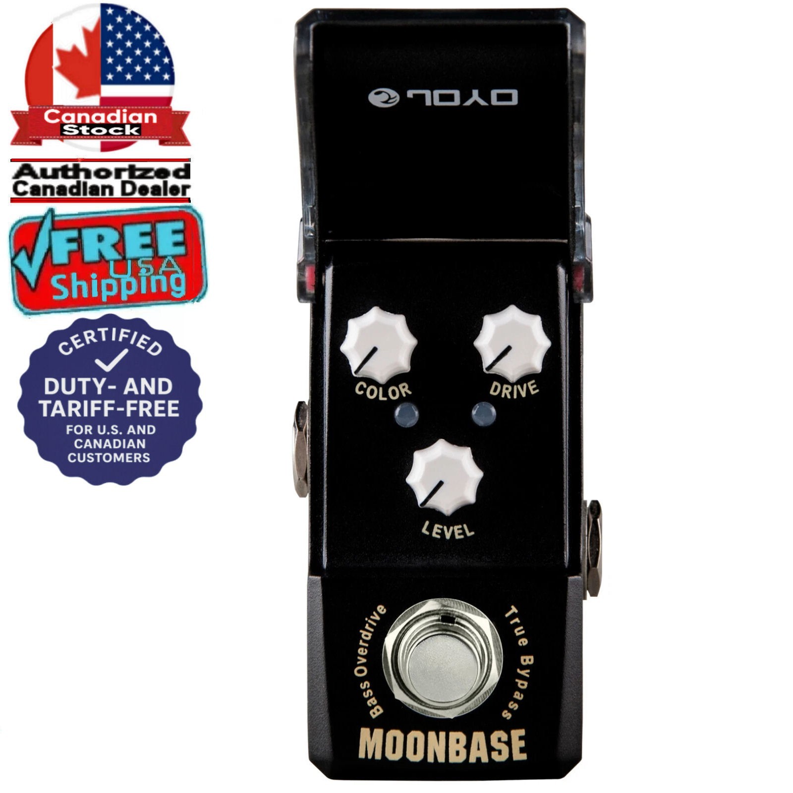 JOYO JF-332 Moonbase Bass Guitar Effect Pedal Overdrive Jazz Blues New