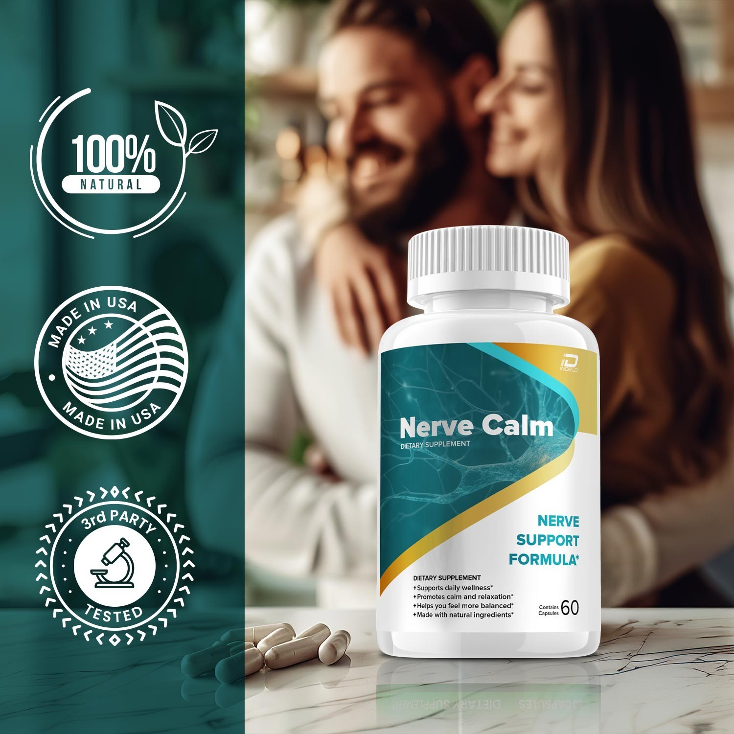 (3 Pack) Nerve Calm Capsules – NerveCalm All Natural Glycogen Support