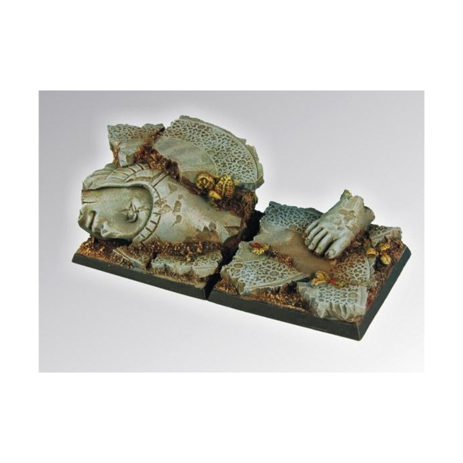 Scibor Mini Bases Elven Ruins - 40mm Square Bases Pack New