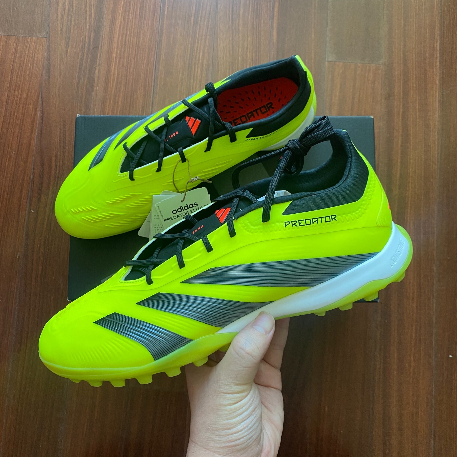 adidas Predator Elite TF Mens Turf Soccer Shoes Solar Yellow ✅Multiple Sizes