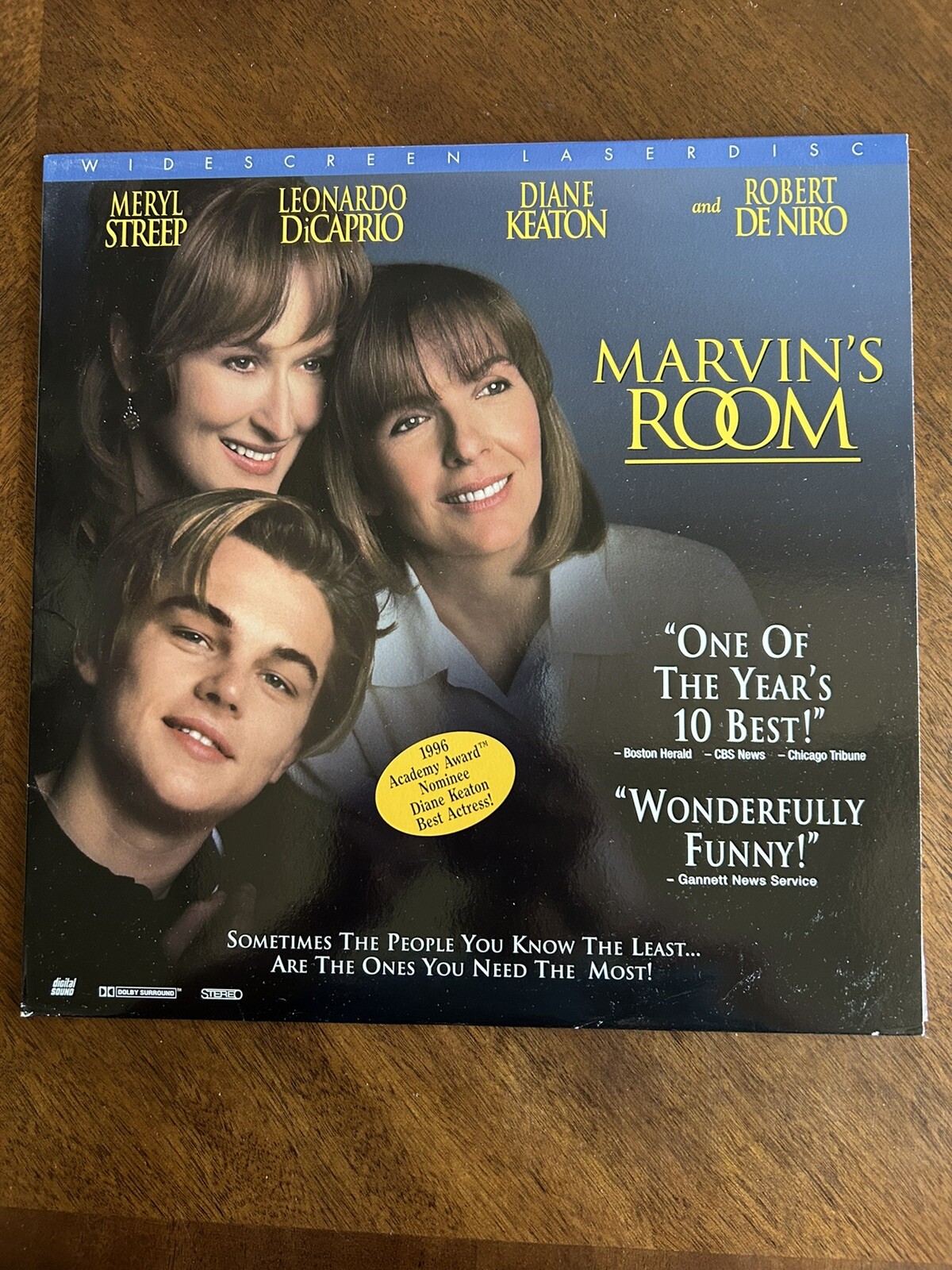 MARVIN'S ROOM Laserdisc LD WIDESCREEN FORMAT RARE GREAT FILM!