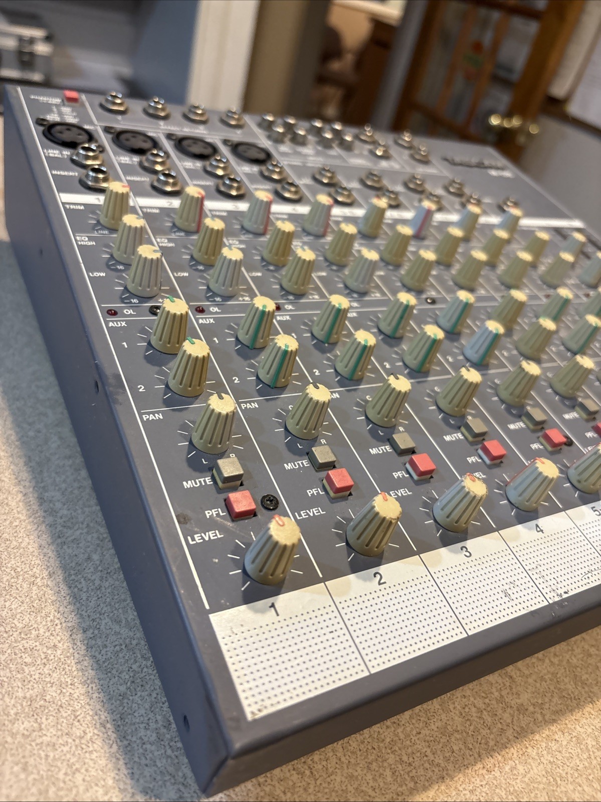 Tascam M-8 8 Channel Mixer Only Power-on tested RARE!