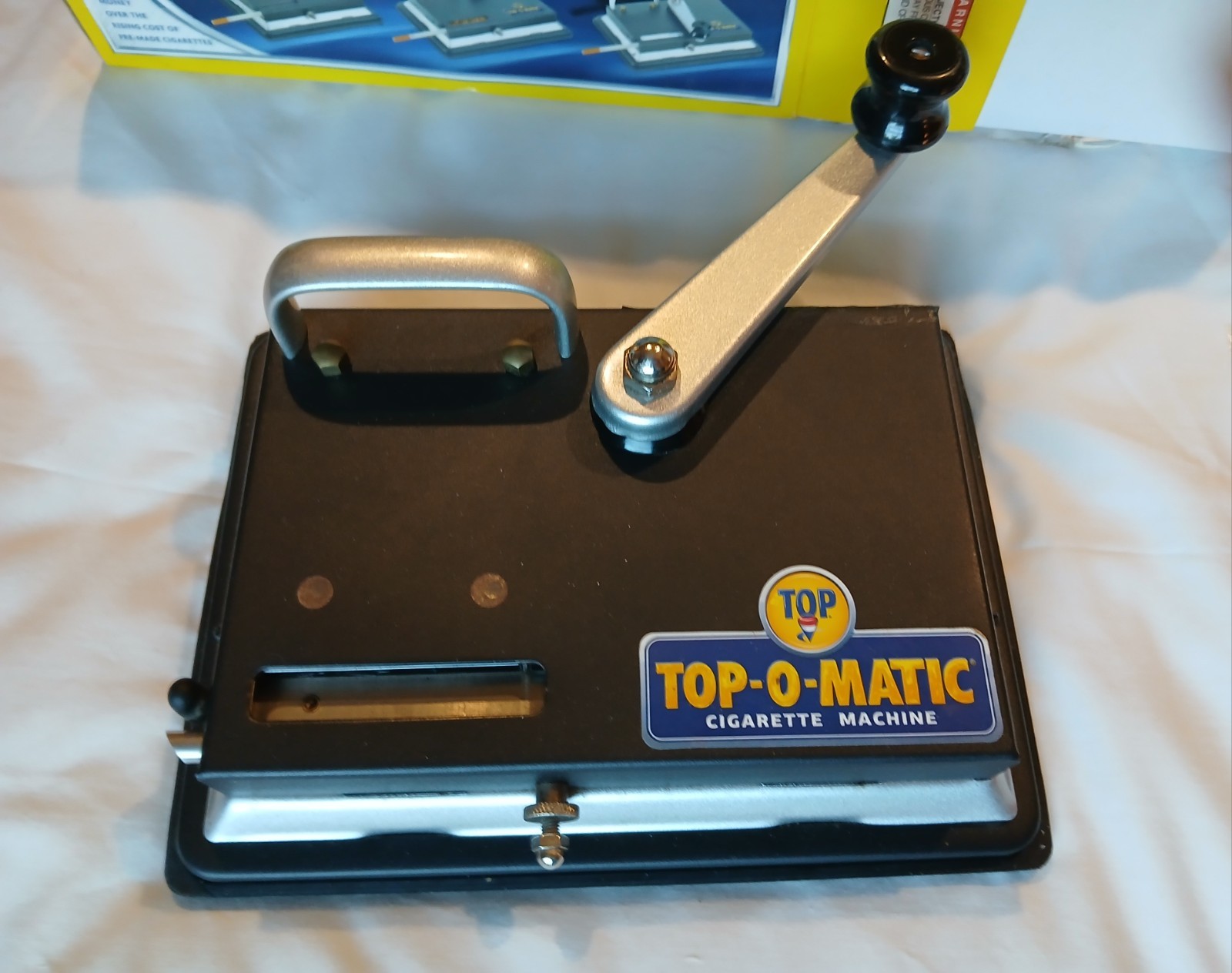 Top-O-Matic Cigarette Rolling Machine, EUC W/Original Box & Owner's Manual