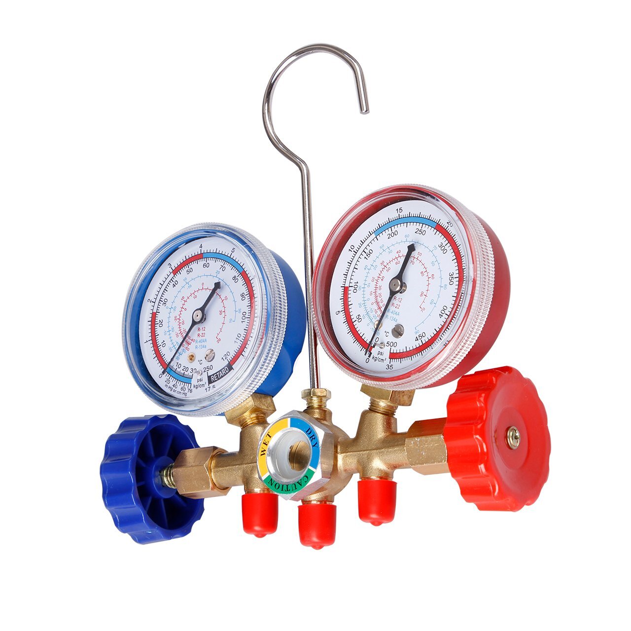 AC Diagnostic Manifold Freon Gauge Charging A/C